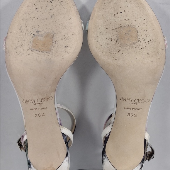 Jimmy Choo Multicolor Women's Sandals size 6.5 pre owned Exellent condition - Picture 13 of 16